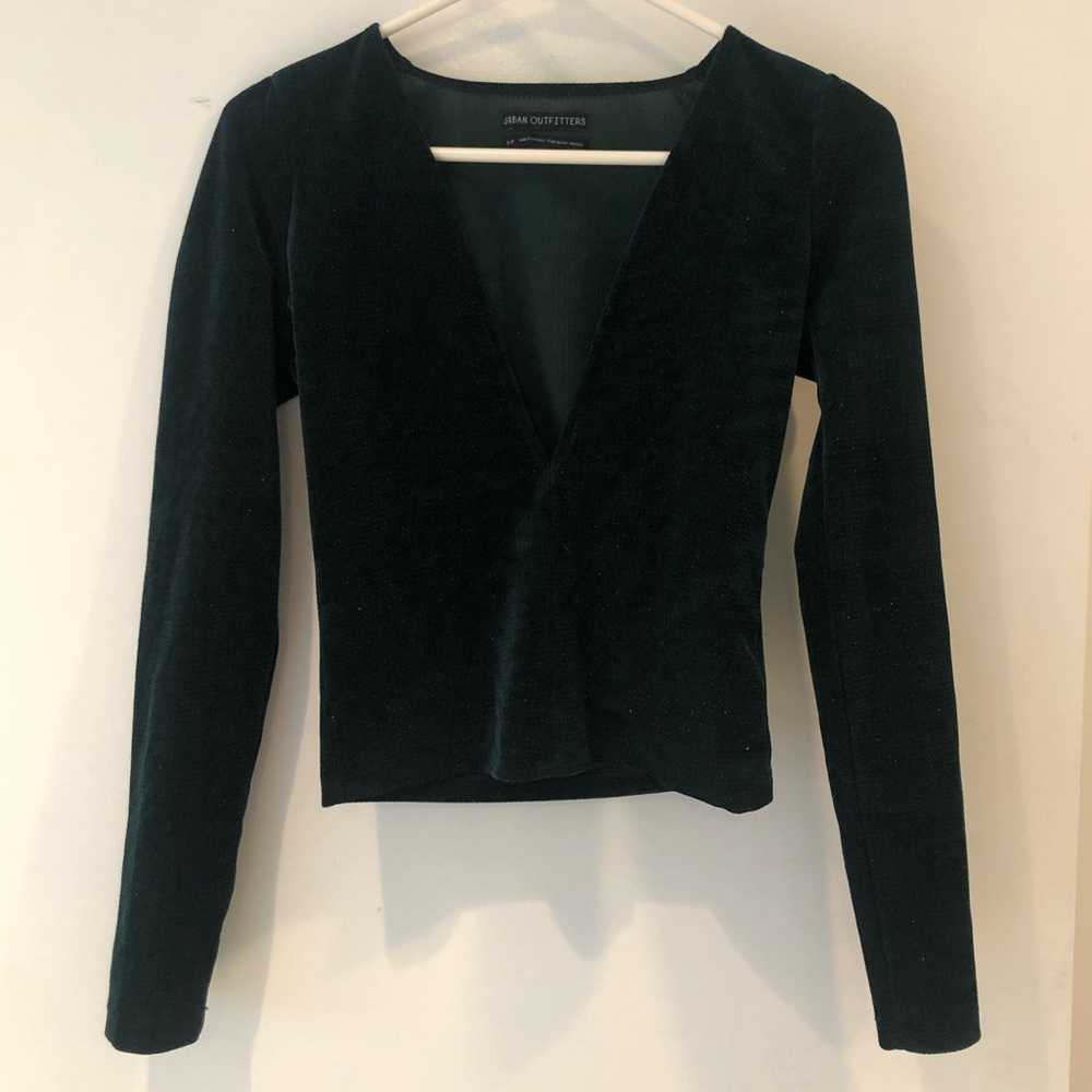 Shimmery Green Urban Outfitters Top